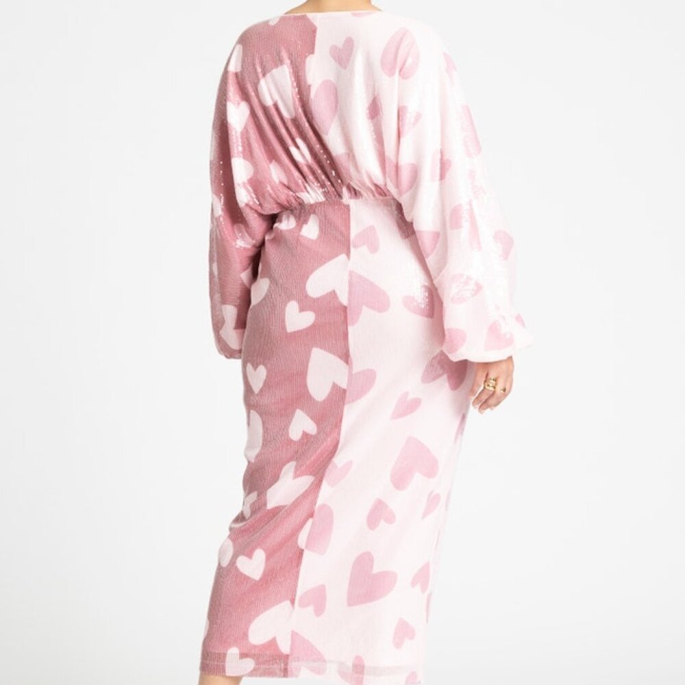 Split Pattern Heart Dress - image 2